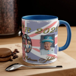 The Queen's Jubilee Accent Coffee Mug, 11oz